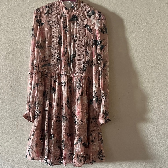 Kate Spade Pink Floral Mini Dress - Picture 1 of 1